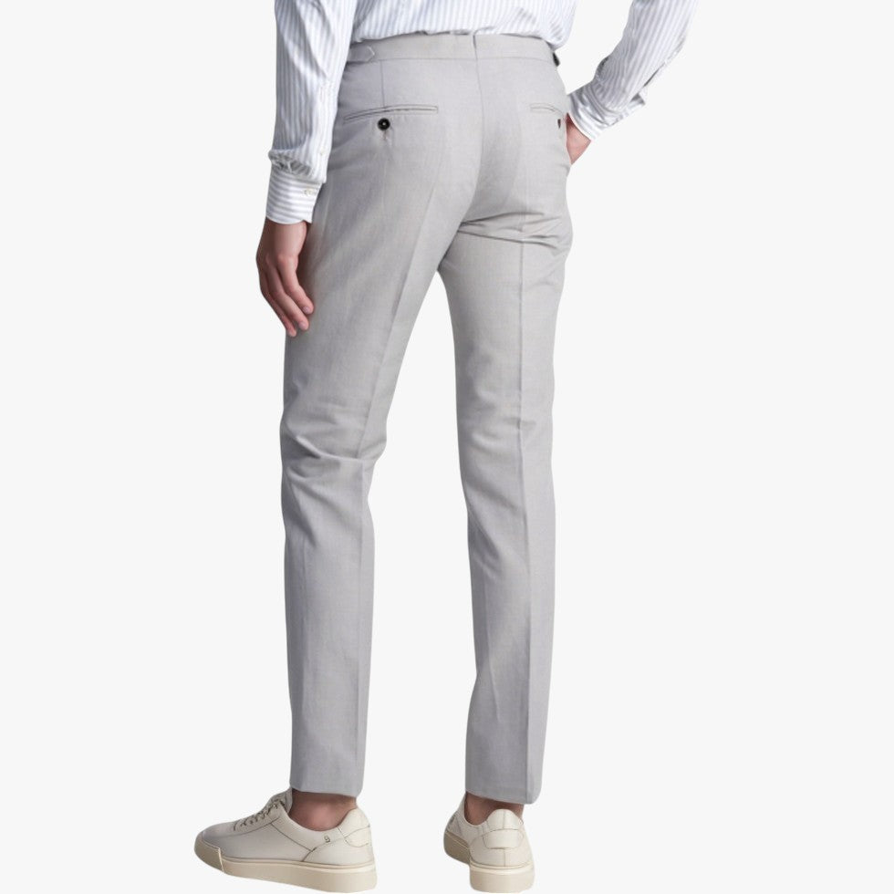 Jace & Rose 2-Piece Linen Blend Suit Set Smart Tailored Casual Business Look for Men