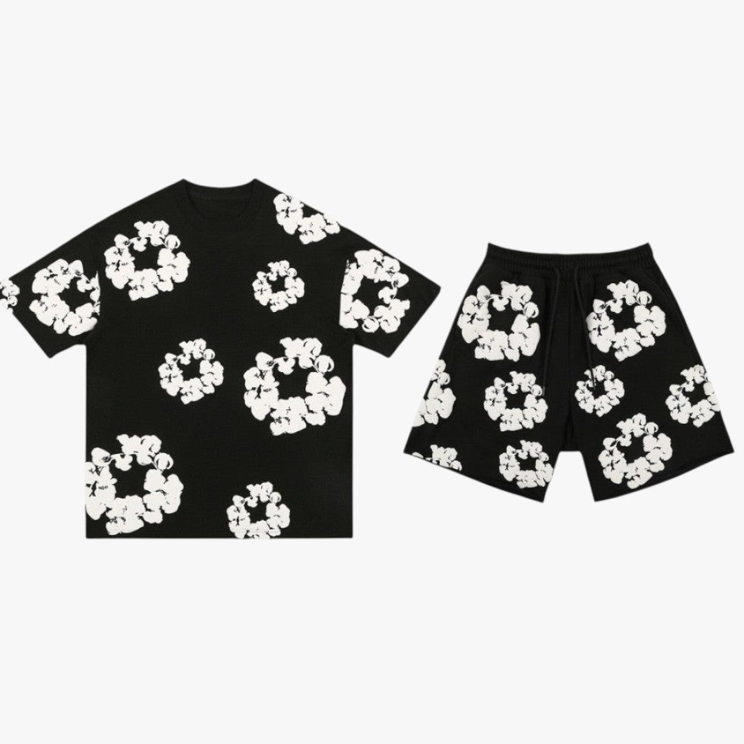 Jace & Rose 2-Piece Set Cotton T-Shirt and Shorts Unisex