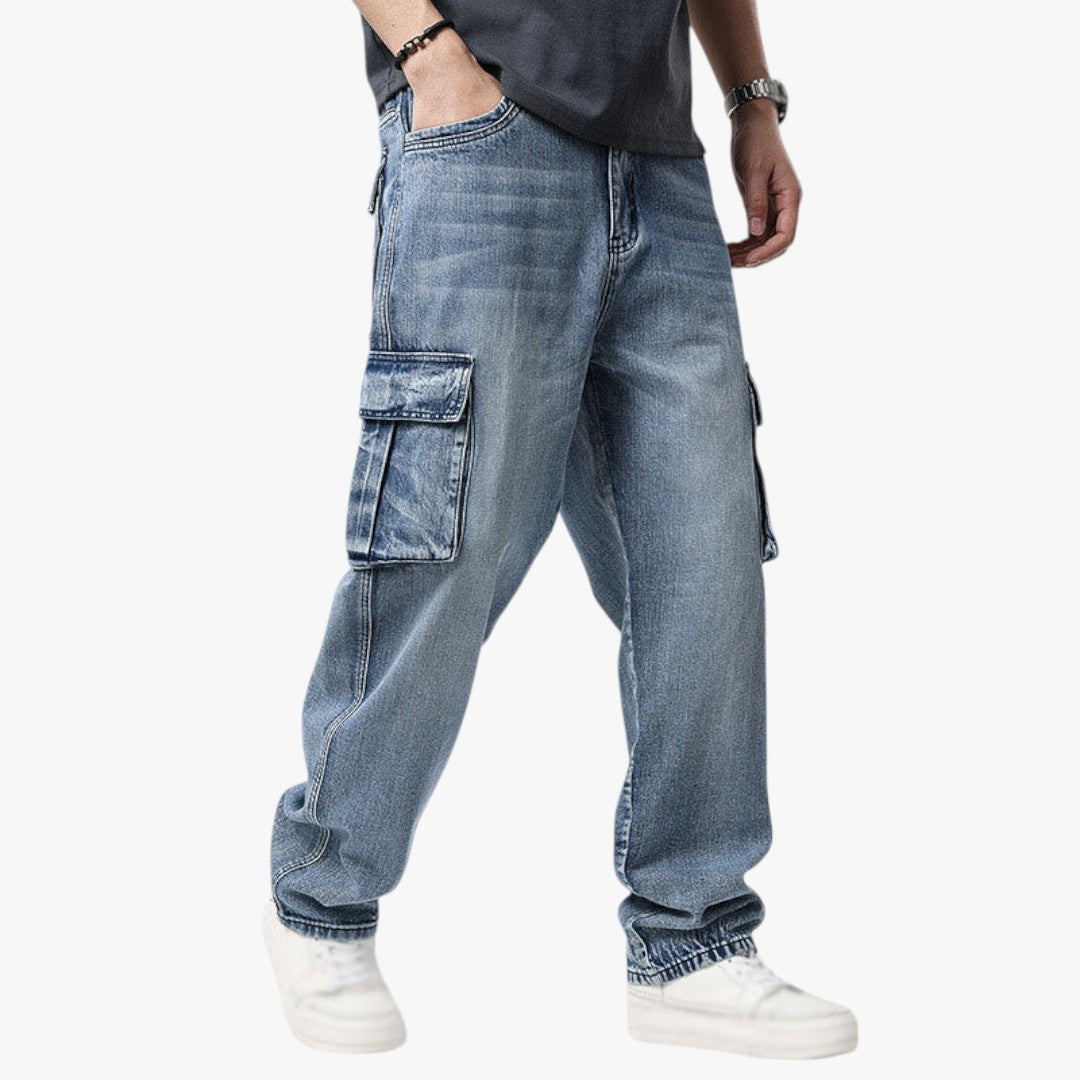 Jace & Rose Cargo Jeans for Men