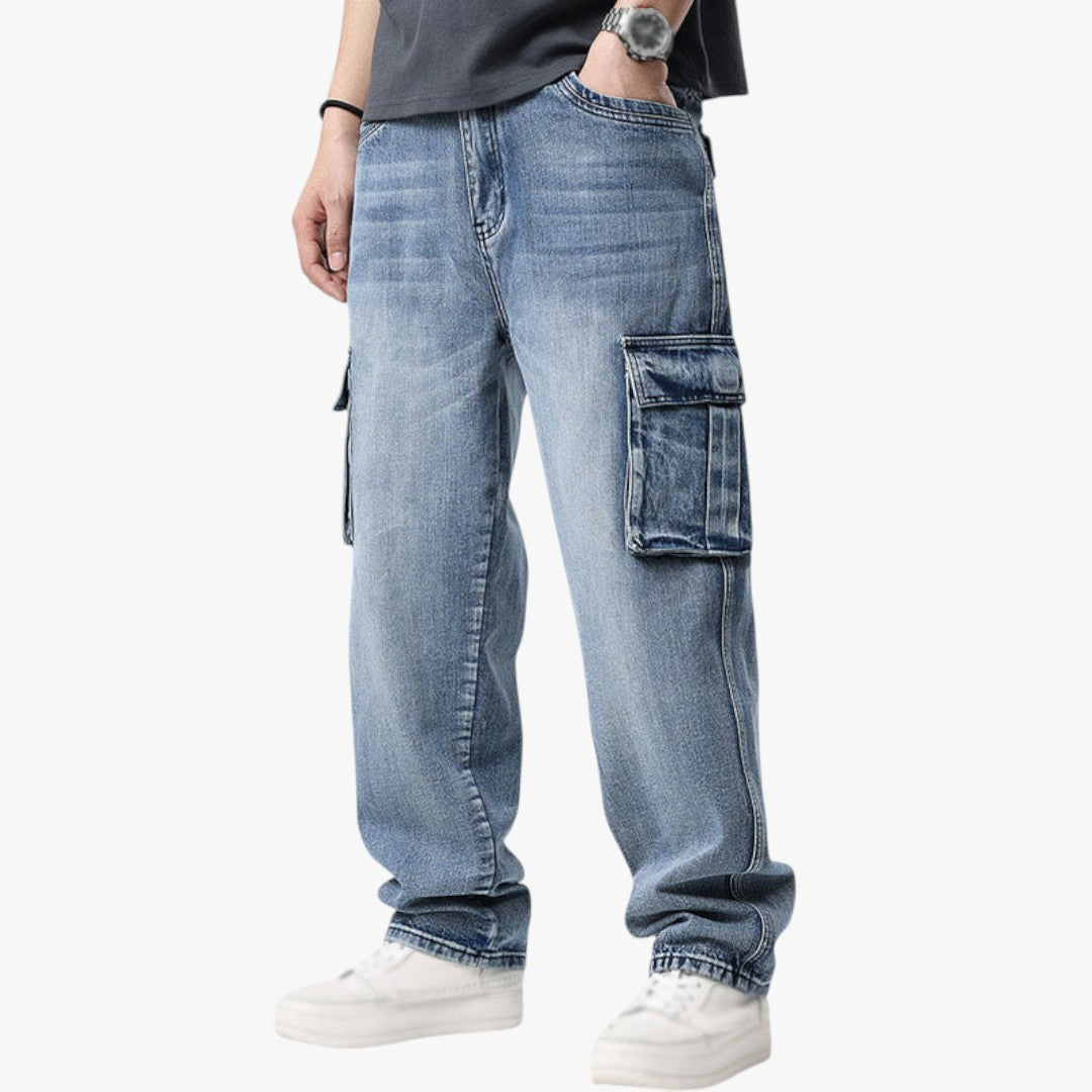 Jace & Rose Cargo Jeans for Men