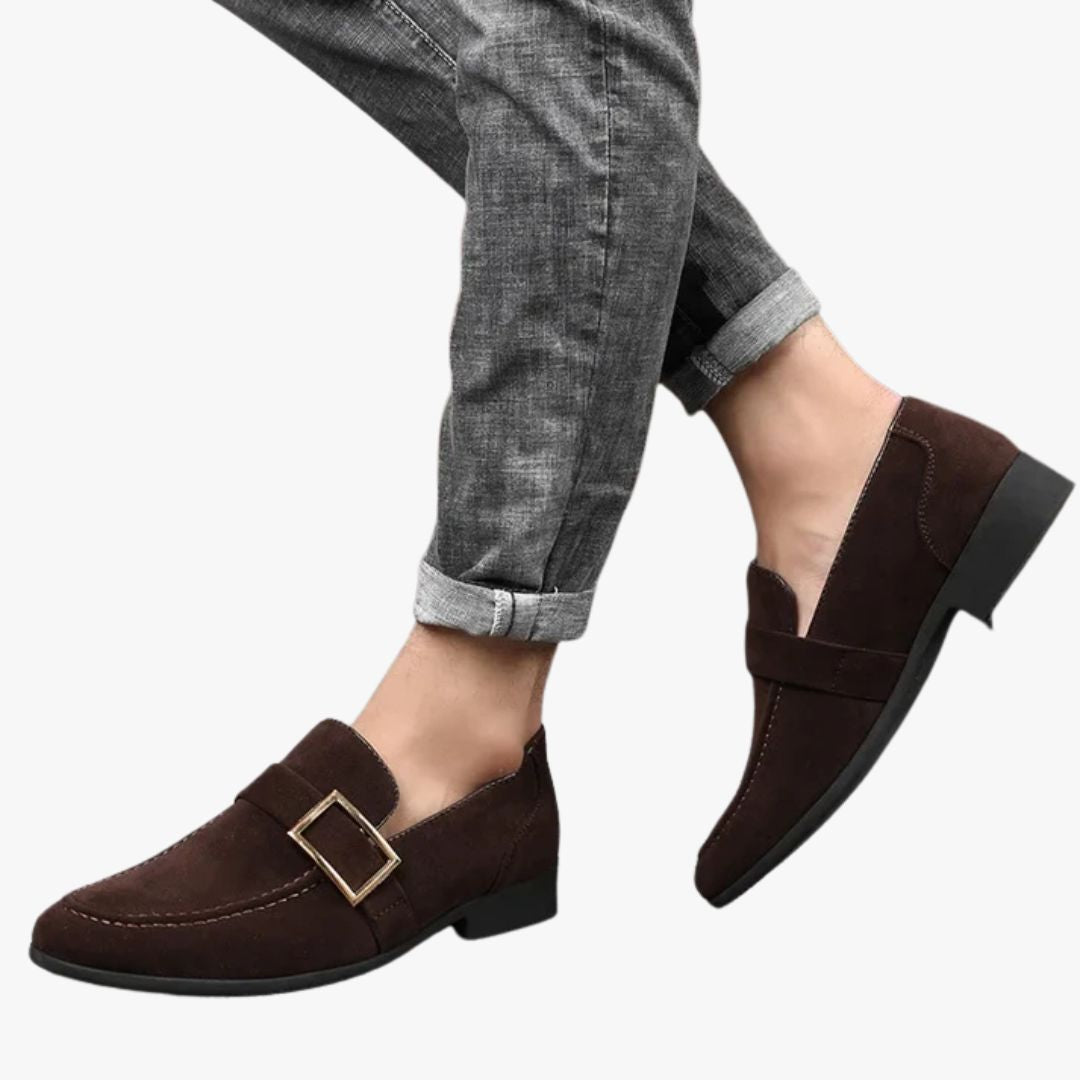 Jace & Rose Casual Imitation Suede Loafers for Men