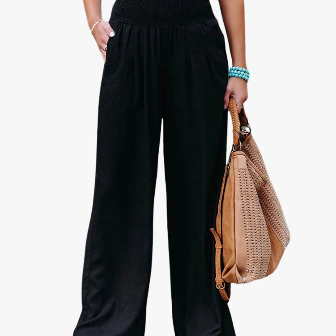 Jace & Rose | Casual Linen Summer Pants for Women