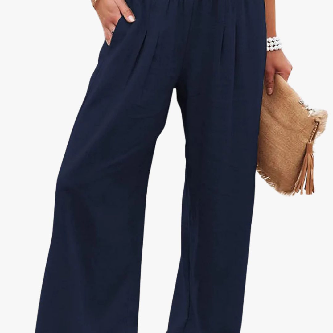 Jace & Rose | Casual Linen Summer Pants for Women