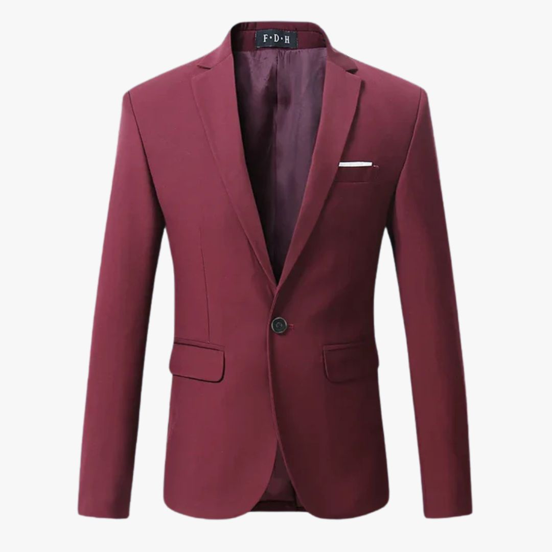 Jace & Rose Classic Formal Plain Blazer for Men