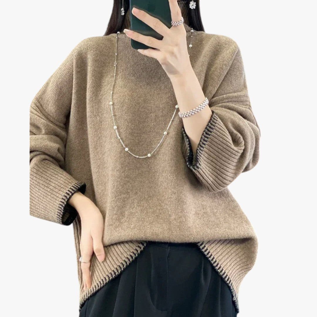 Jace & Rose Comfortable Soft Loose Knitted Jumper for Women
