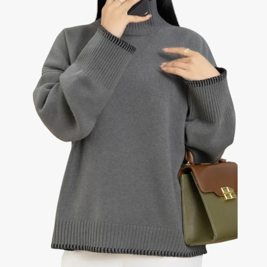 Jace & Rose Comfortable Soft Loose Knitted Jumper for Women