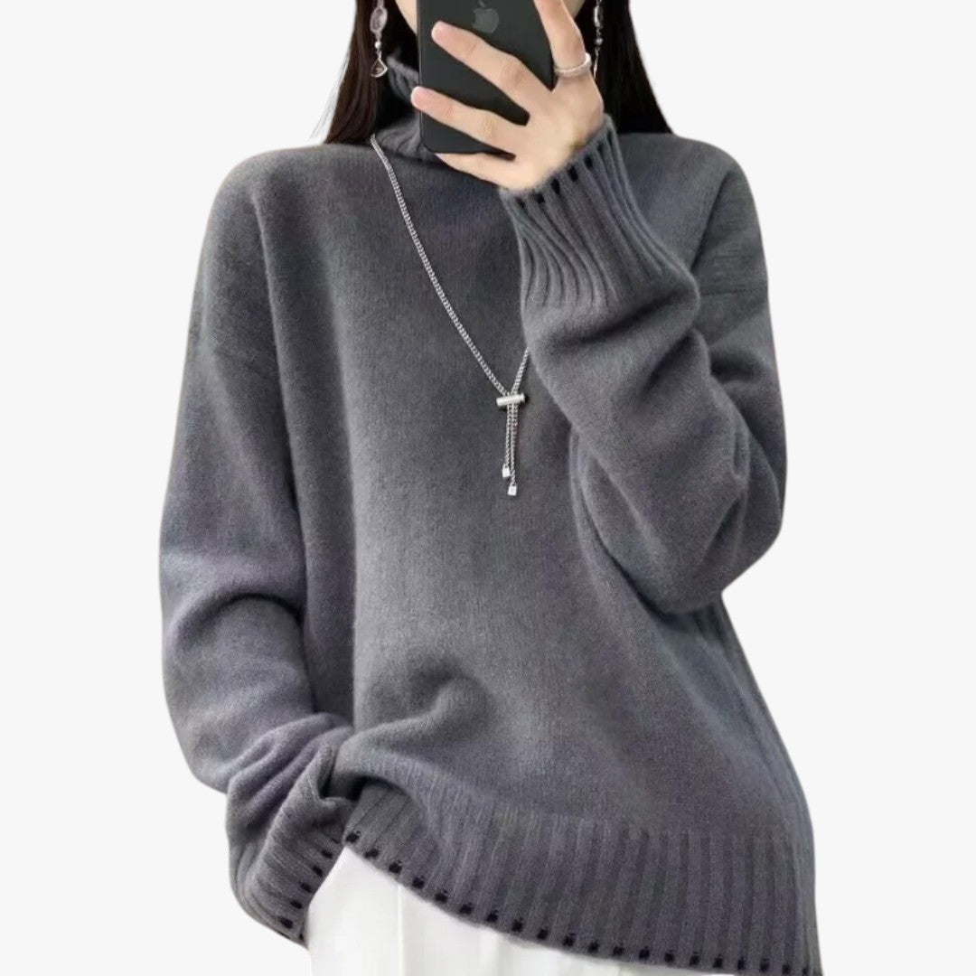 Jace & Rose Comfortable Soft Loose Knitted Jumper for Women
