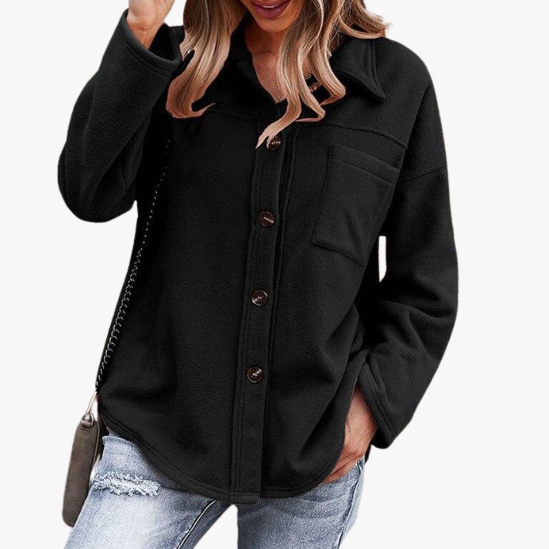 Jace & Rose Elegant Felt Fabric Coat for Women
