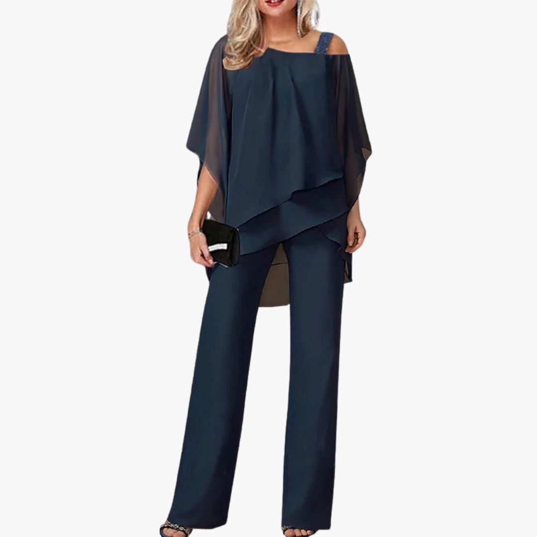Jace & Rose Elegant Off Shoulder 2-Piece Set for Women
