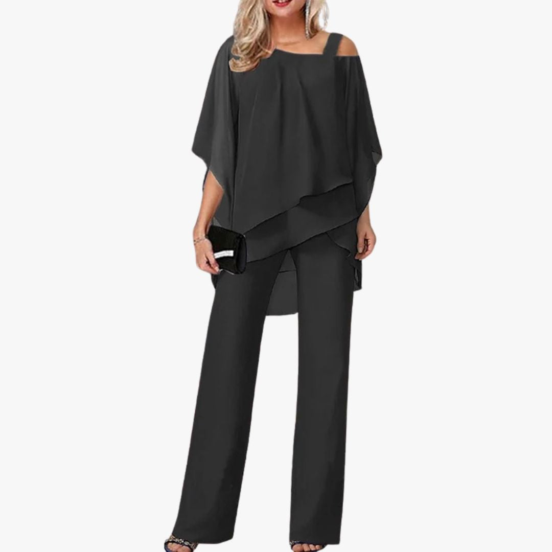 Jace & Rose Elegant Off Shoulder 2-Piece Set for Women