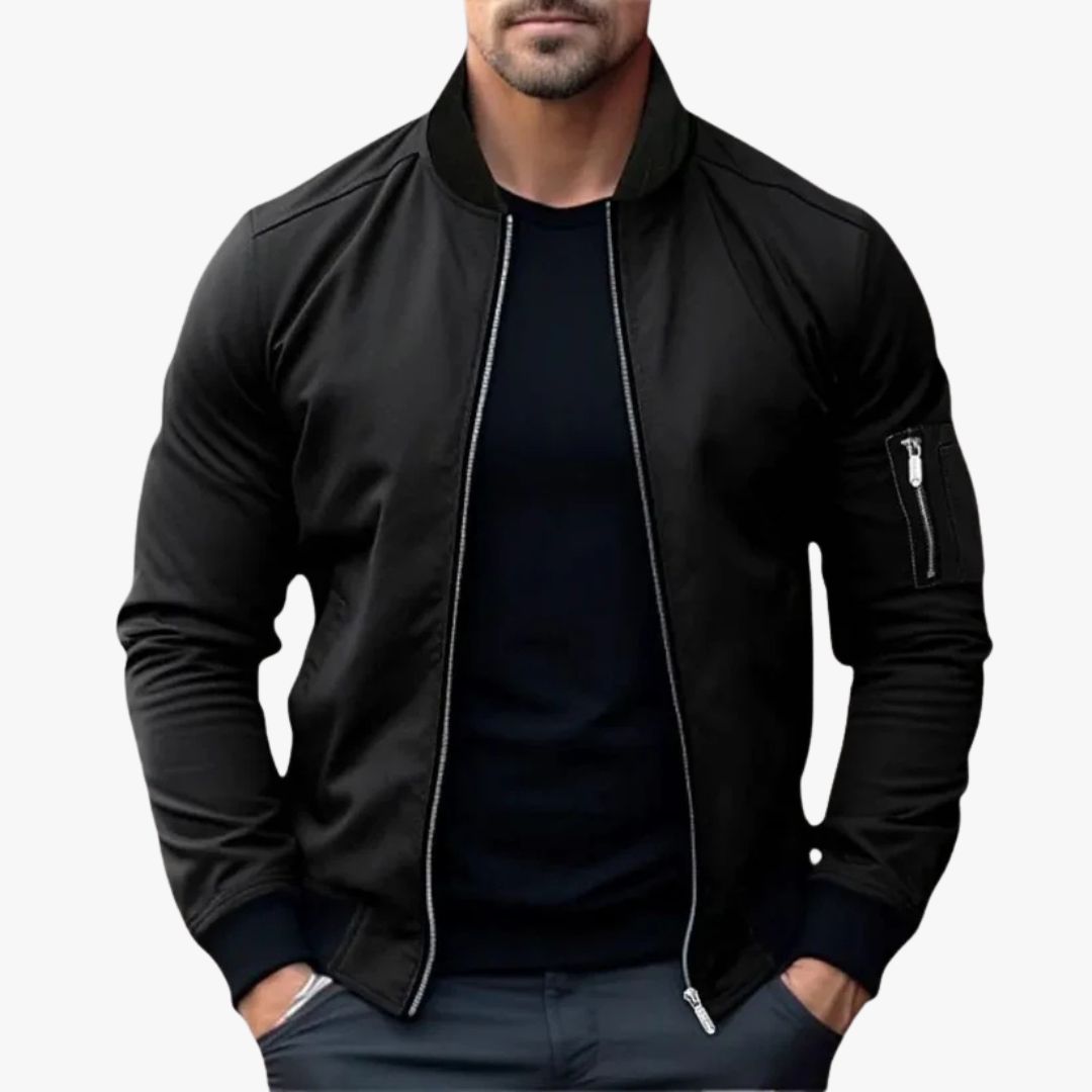 Jace & Rose Lightweight Breathable All-Season Bomber Jacket for Men