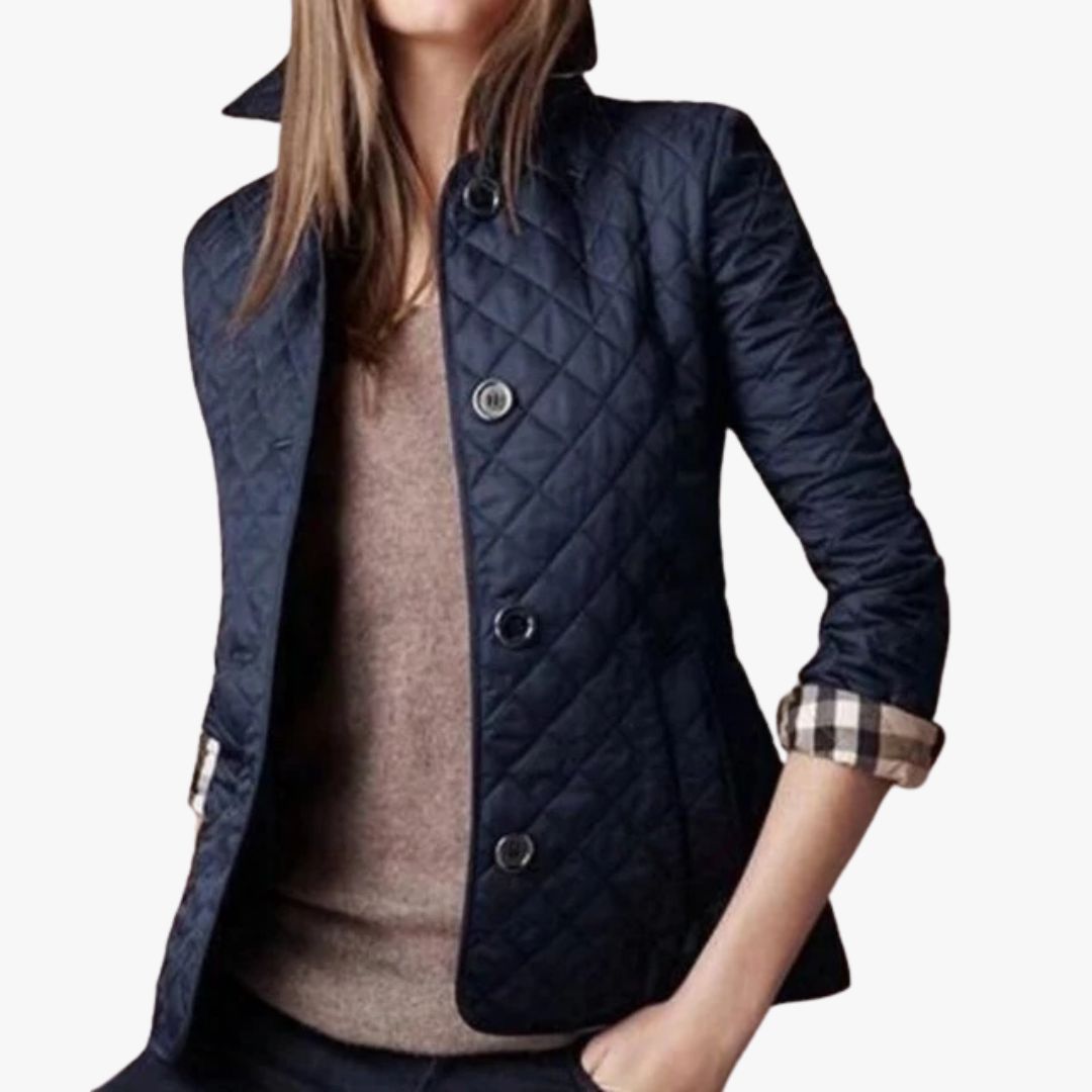 Jace & Rose Lightweight Quilted Button Closure Coat for Women