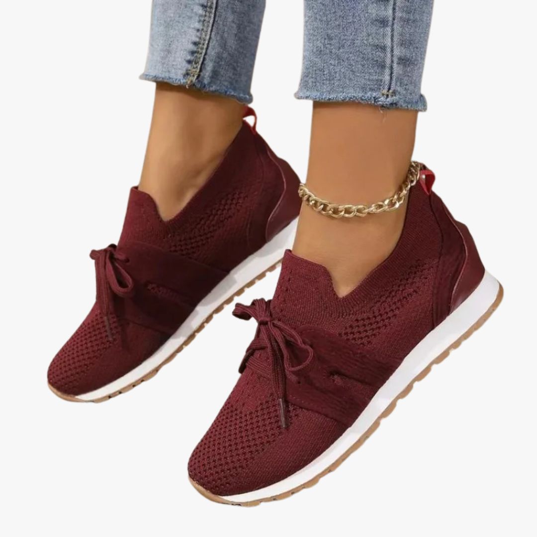 Jace & Rose Mesh Lace Up Shoes for Women