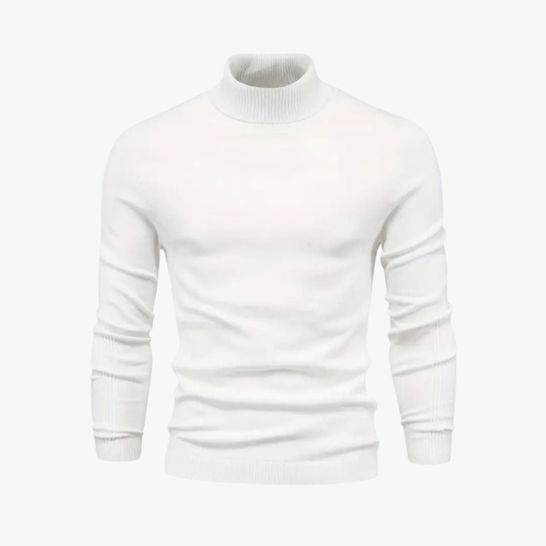 Jace & Rose Turtleneck Slim Fit Soft Knit Long Sleeve Sweater for Men