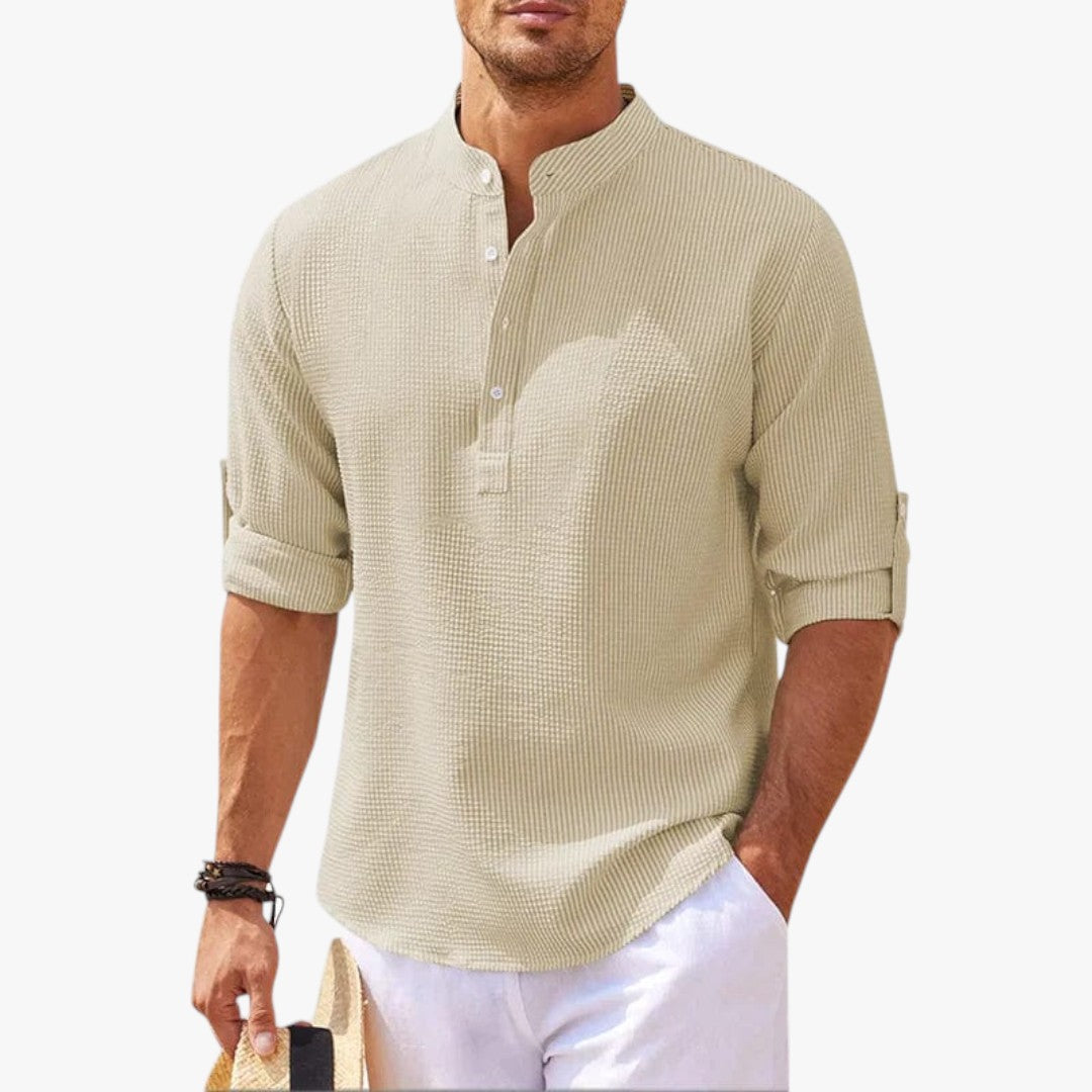 Jace & Rose Casual Modern Style Breathable Polo Sweatshirt for Men