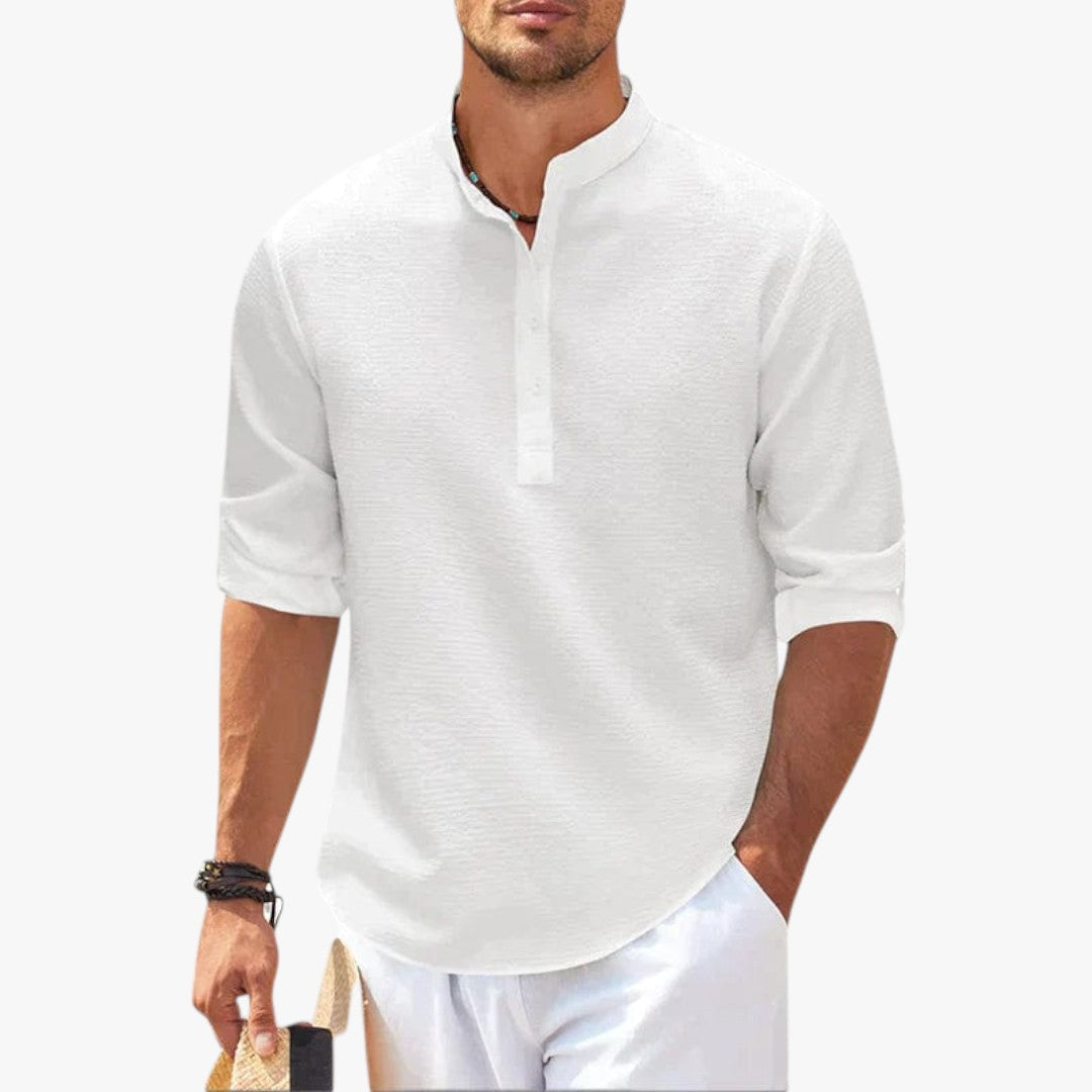 Jace & Rose Casual Modern Style Breathable Polo Sweatshirt for Men