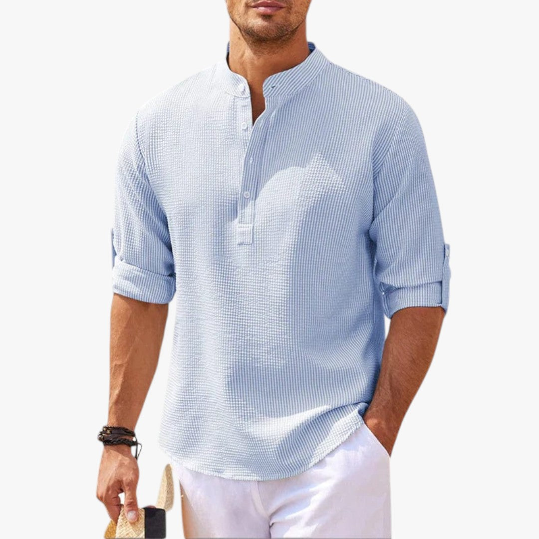 Jace & Rose Casual Modern Style Breathable Polo Sweatshirt for Men