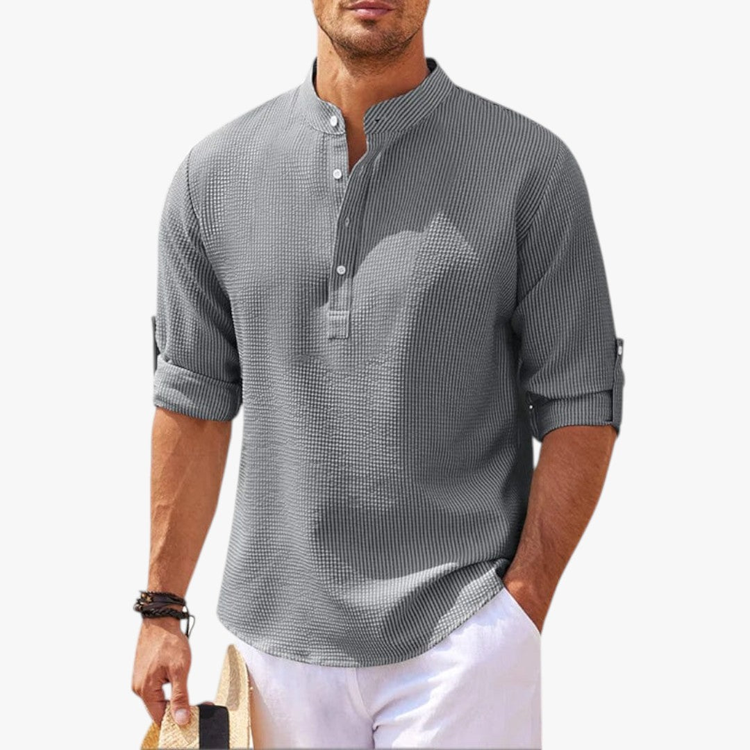 Jace & Rose Casual Modern Style Breathable Polo Sweatshirt for Men