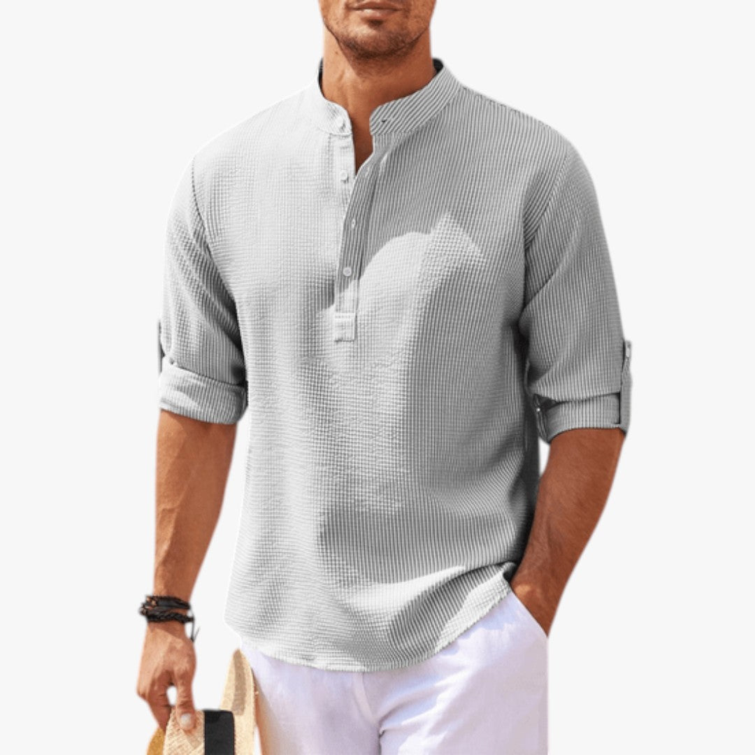 Jace & Rose Casual Modern Style Breathable Polo Sweatshirt for Men