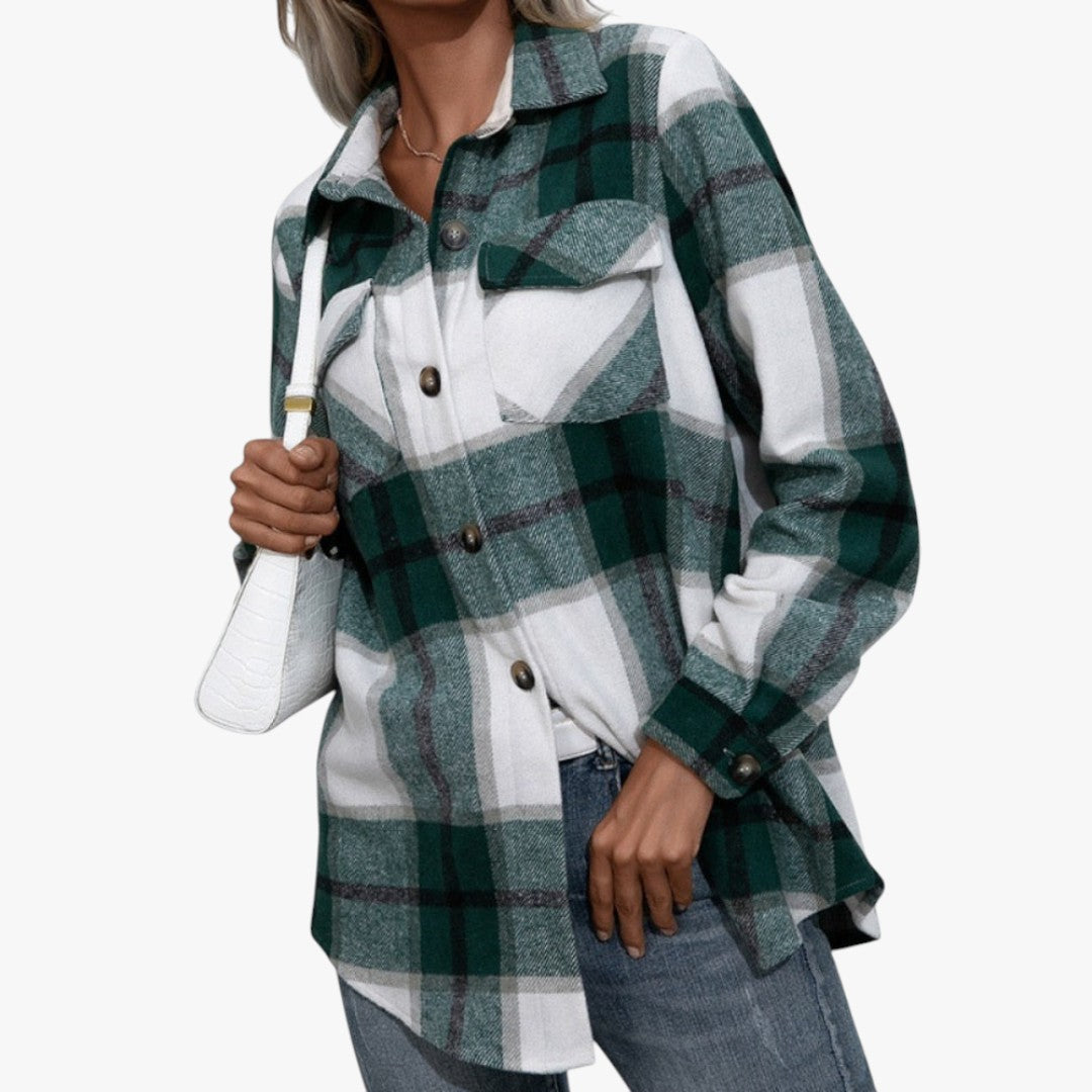 Jace & Rose Checkered Sweater for Women