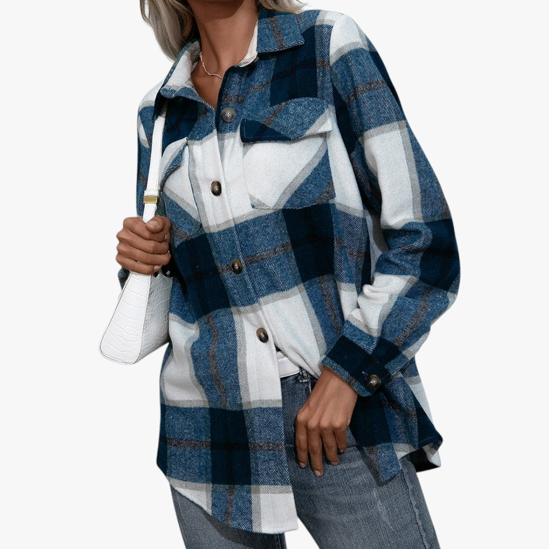 Jace & Rose Checkered Sweater for Women