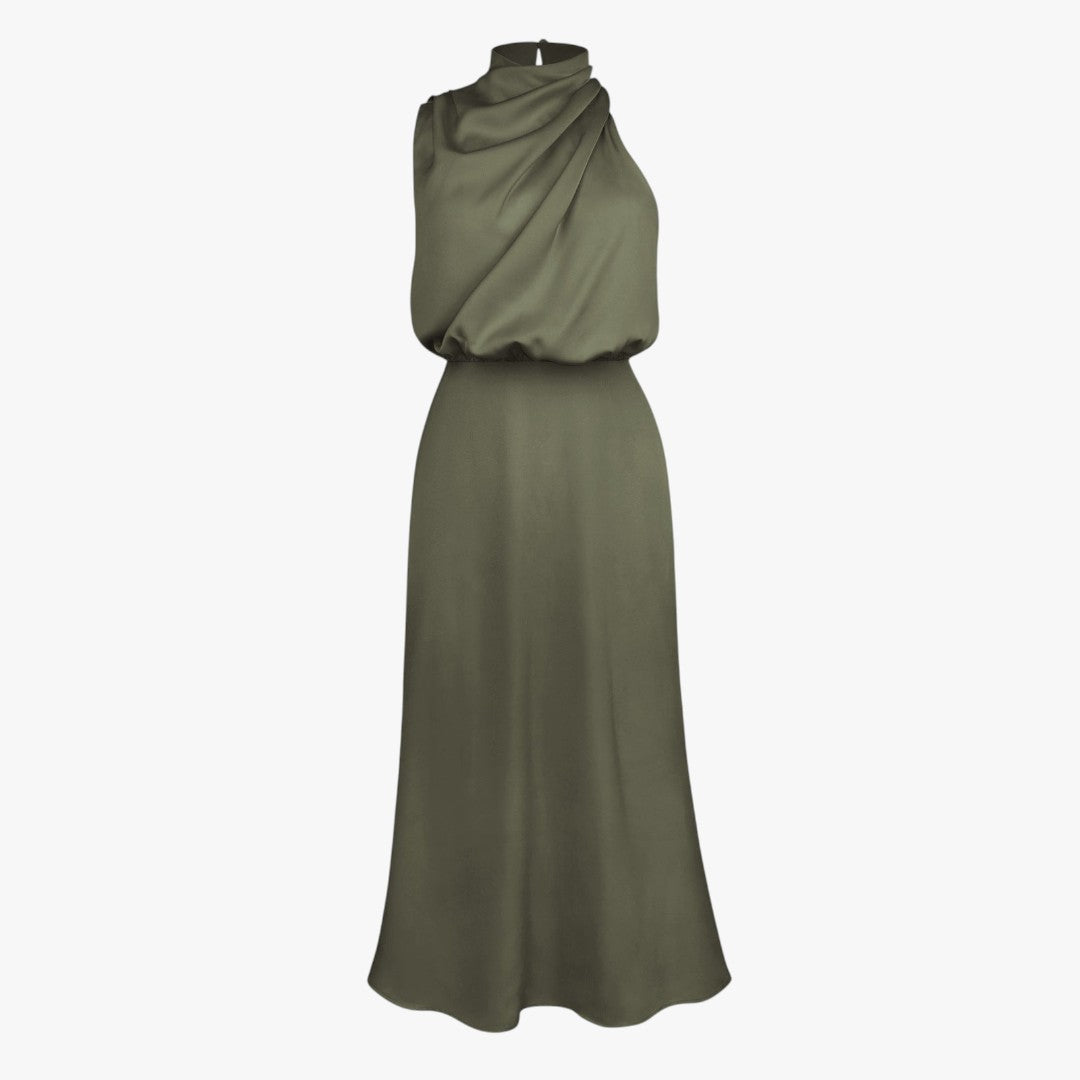 Jace & Rose Chic Satin Maxi Dress for Women