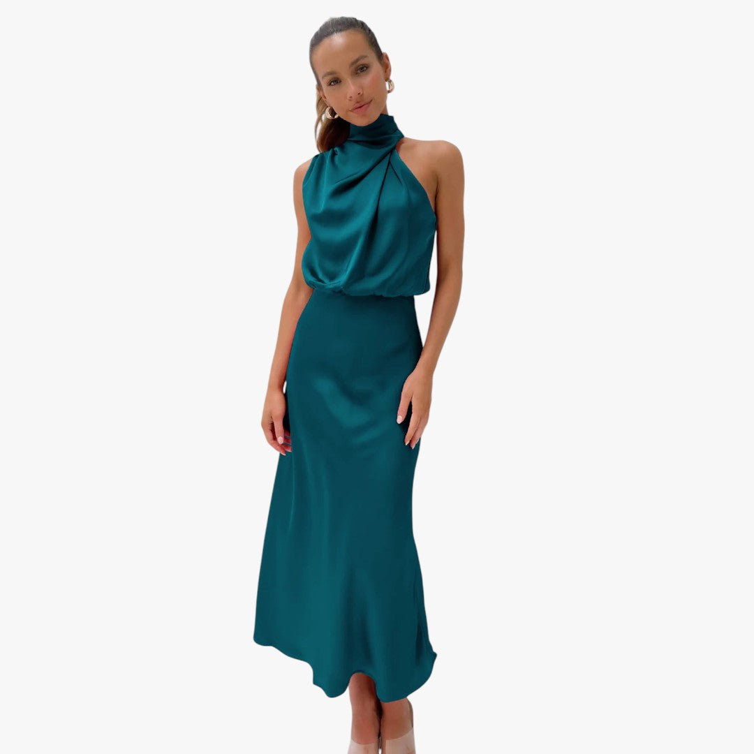 Jace & Rose Chic Satin Maxi Dress for Women