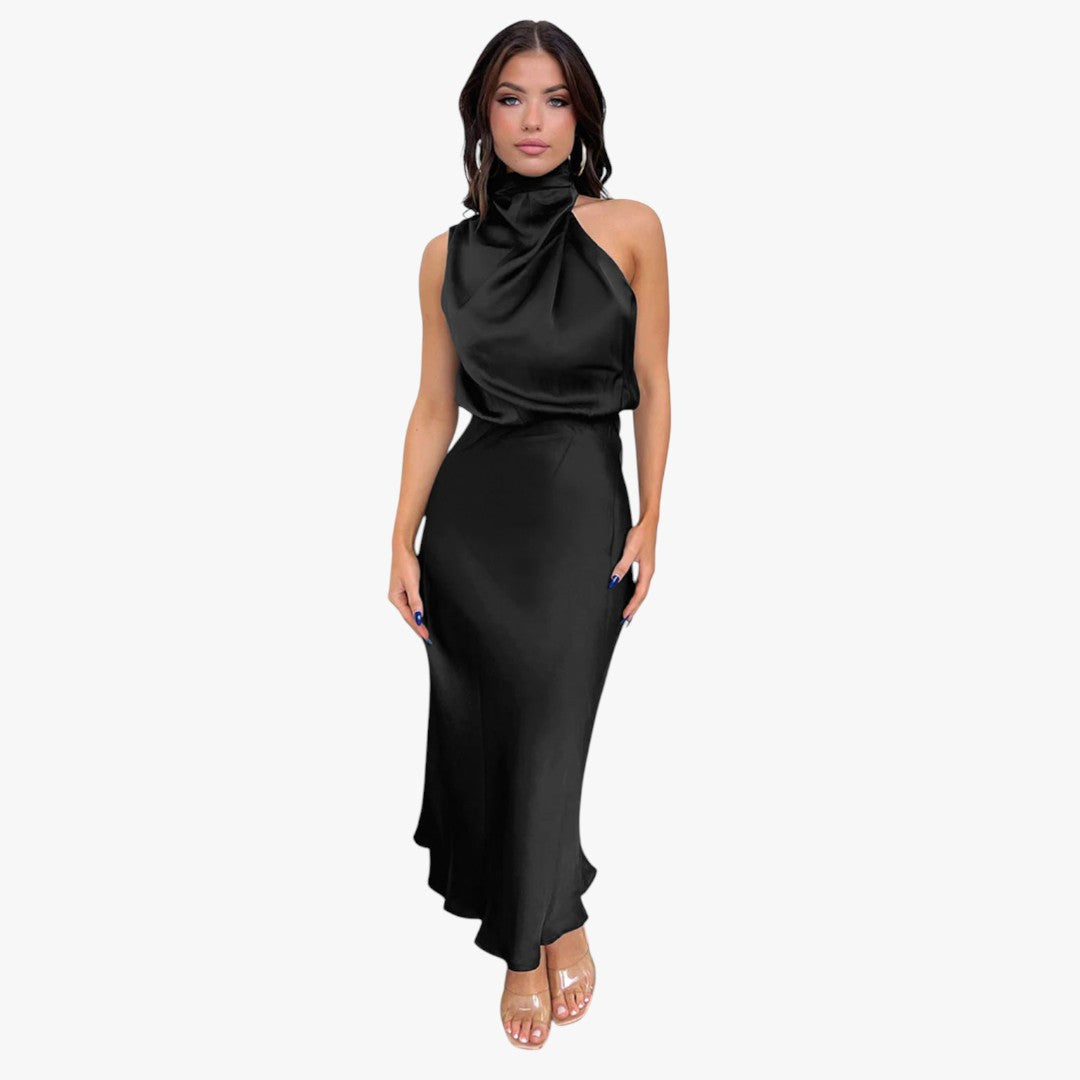 Jace & Rose Chic Satin Maxi Dress for Women