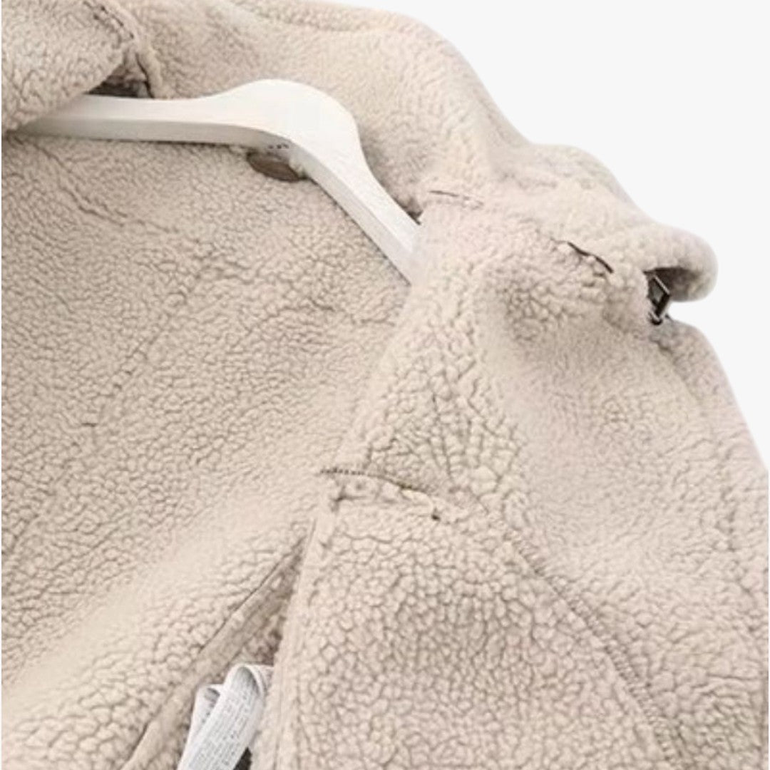 Jace & Rose Elegant Suede Warm Jacket for Women