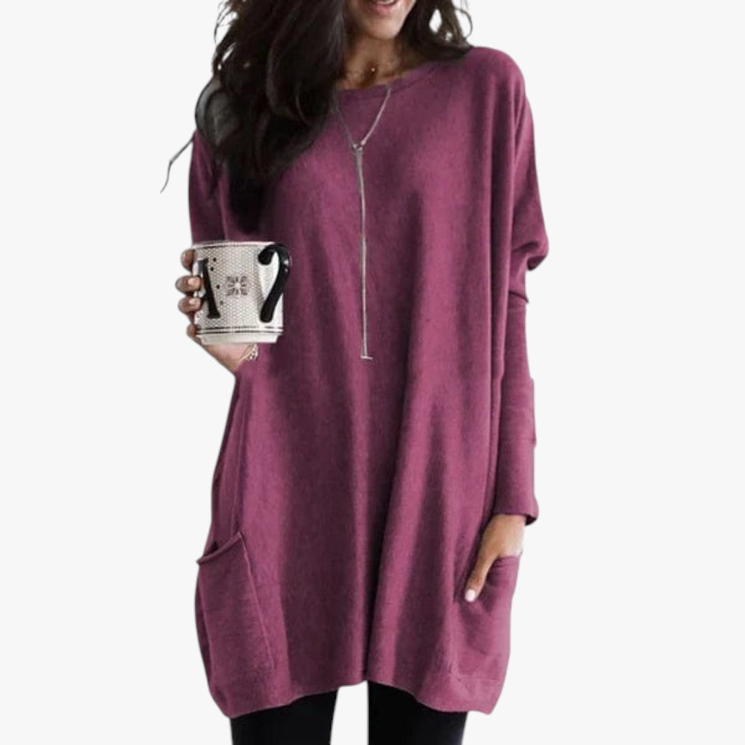 Jace & Rose Loose Sweater Casual Modern Style for Women