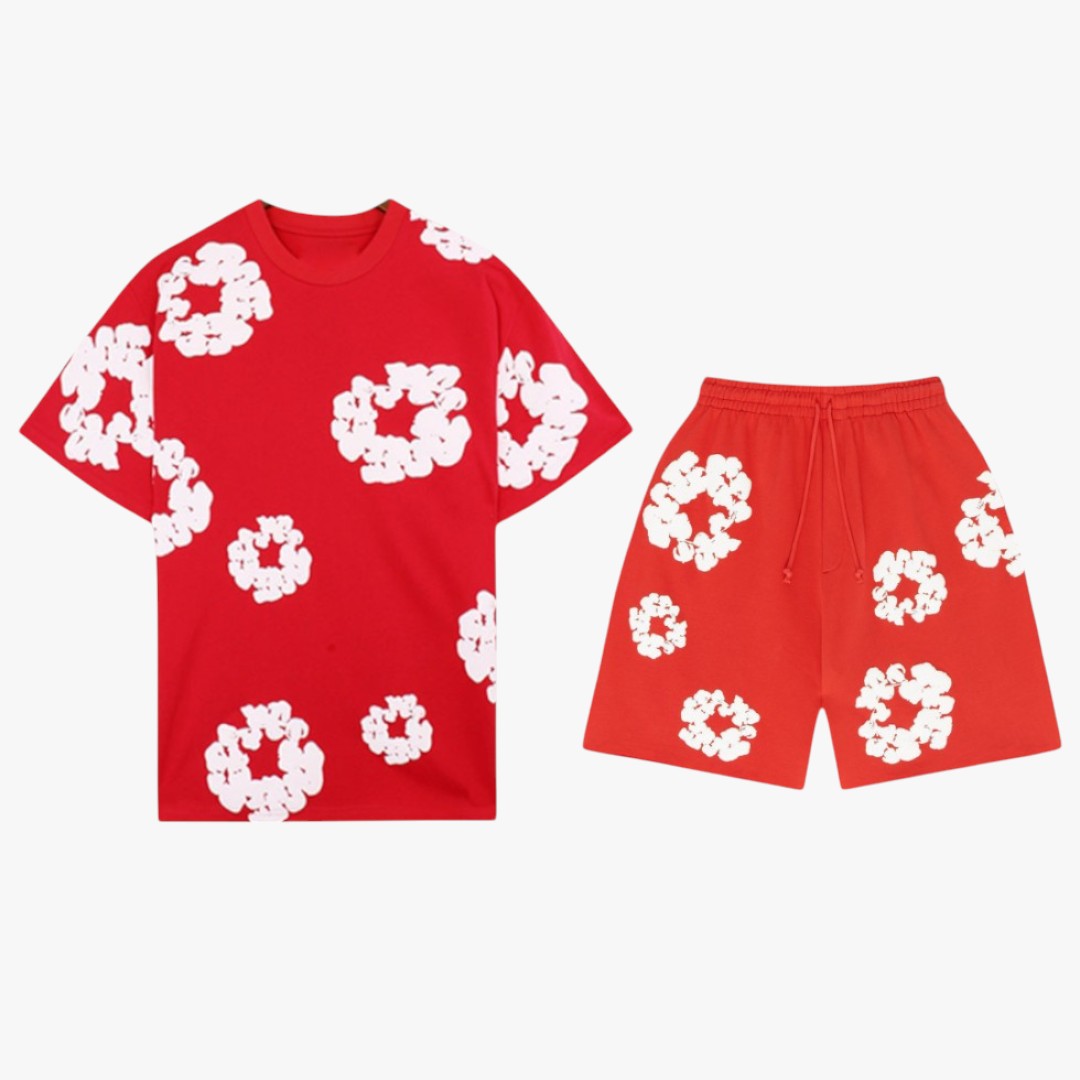 Jace & Rose 2-Piece Set Cotton T-Shirt and Shorts Unisex