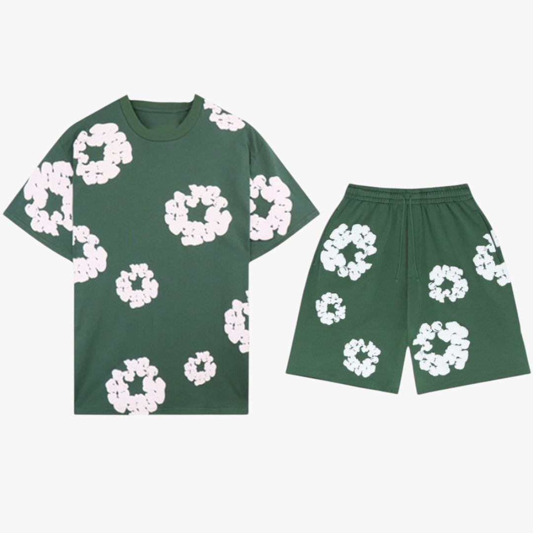 Jace & Rose 2-Piece Set Cotton T-Shirt and Shorts Unisex