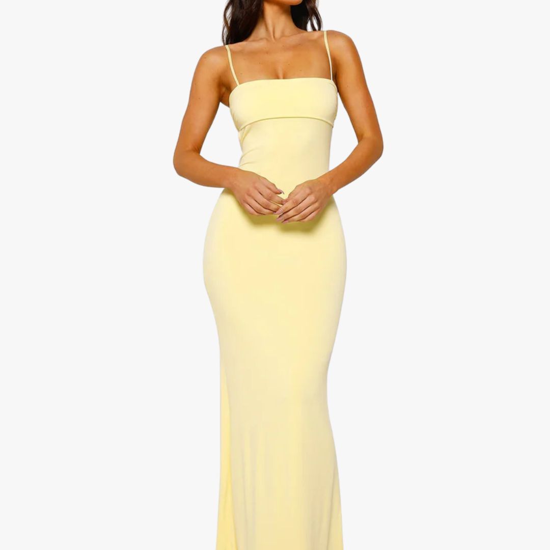 Jace & Rose Bodycon Maxi Dress Backless Elegant Evening Wear for Women