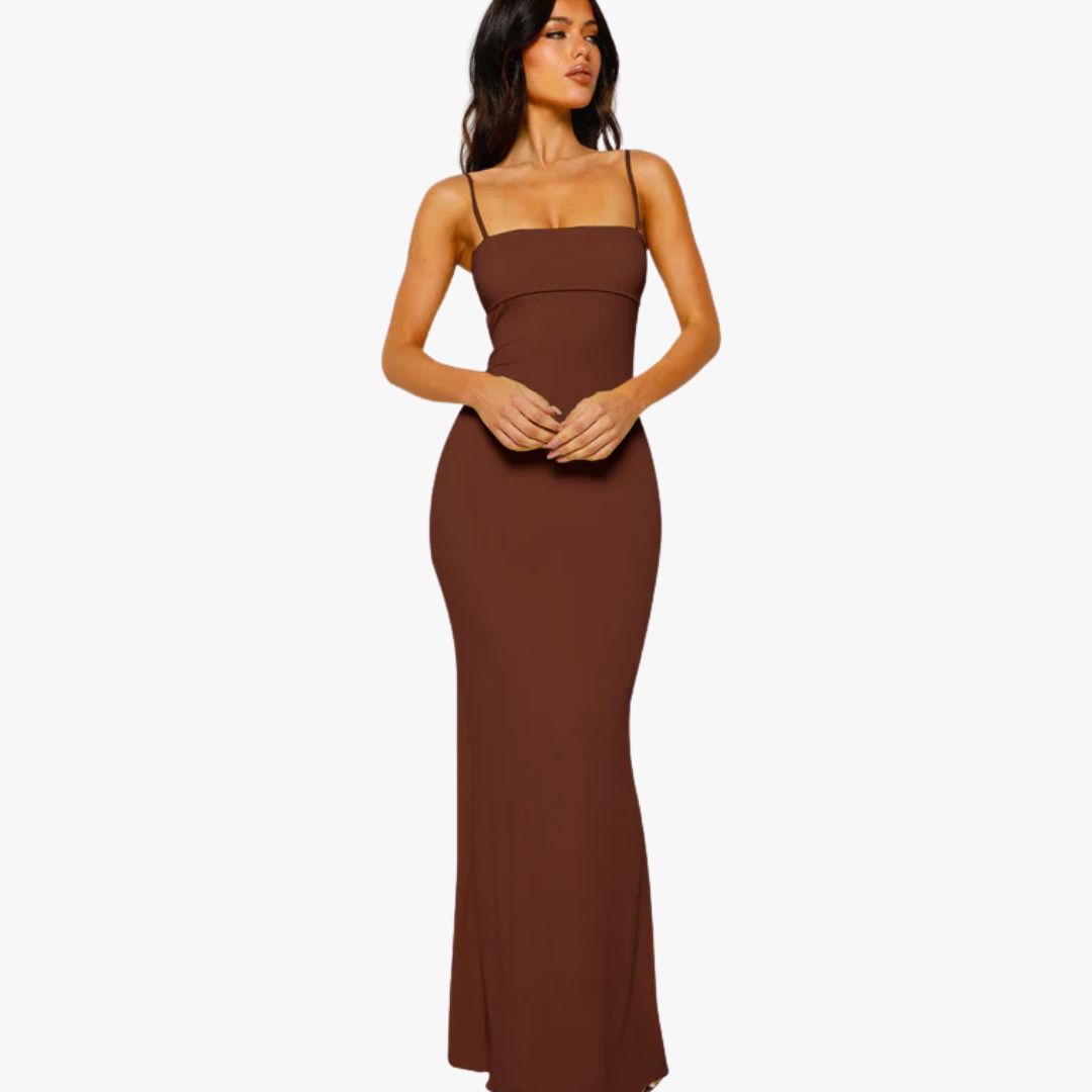 Jace & Rose Bodycon Maxi Dress Backless Elegant Evening Wear for Women