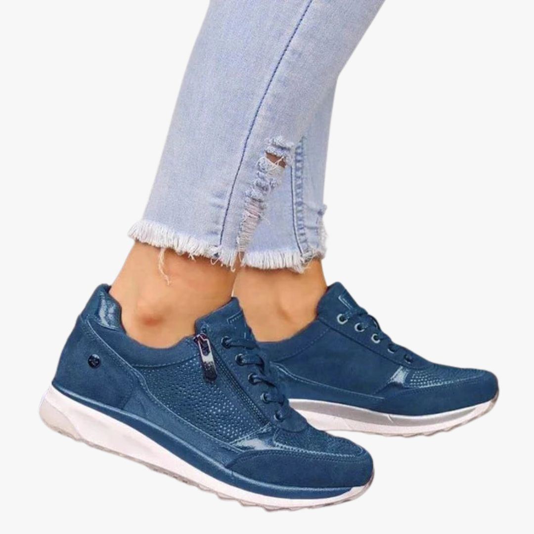 Jace & Rose | Breathable Zipper Sneakers for Women
