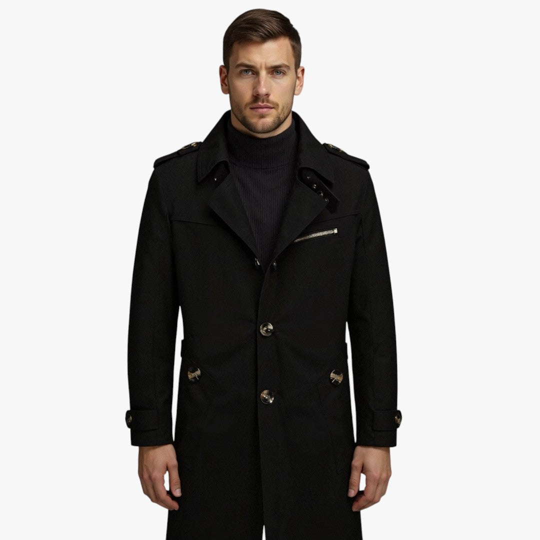 Jace & Rose Business Casual Trench Coat for Men