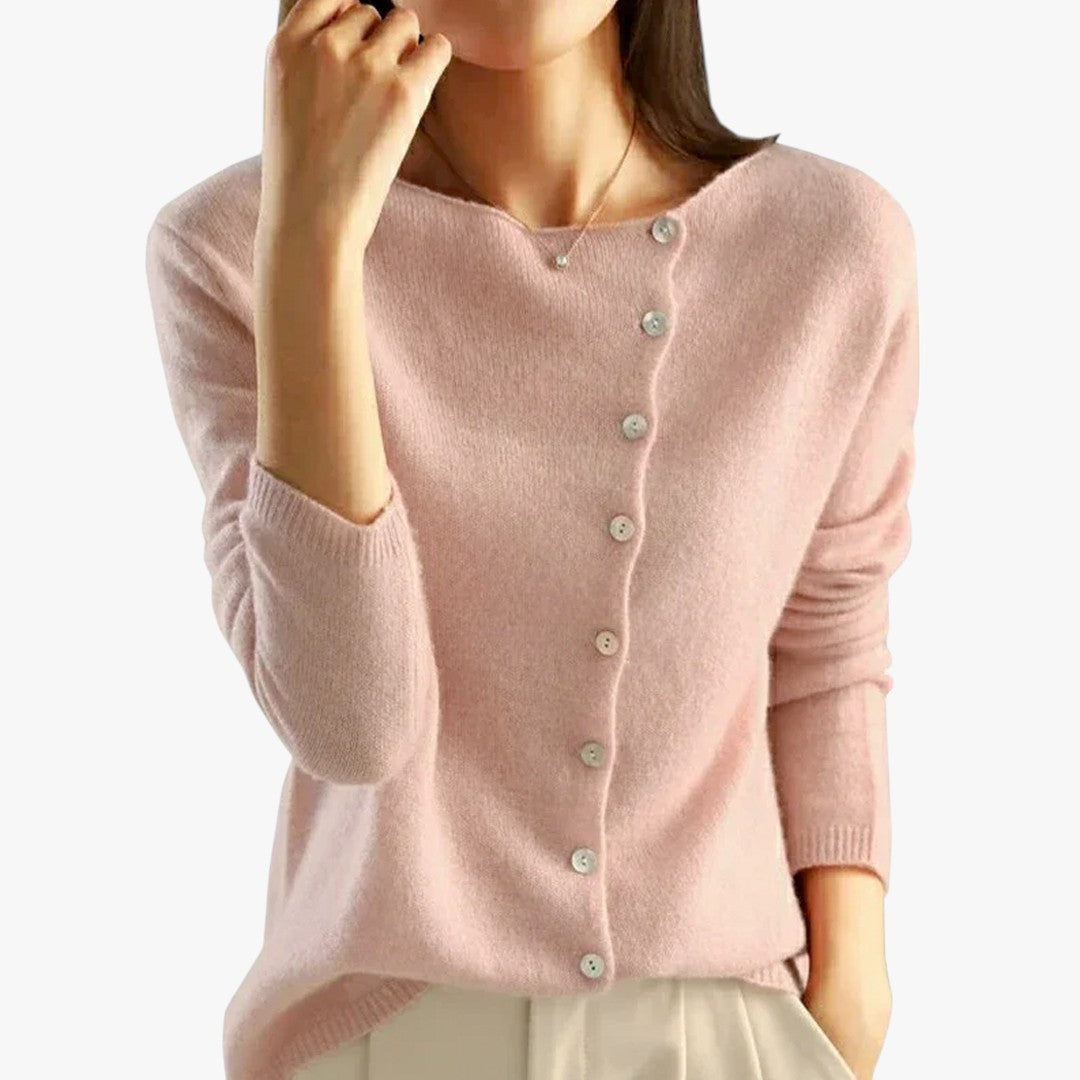 Jace & Rose Button Sweater for Women