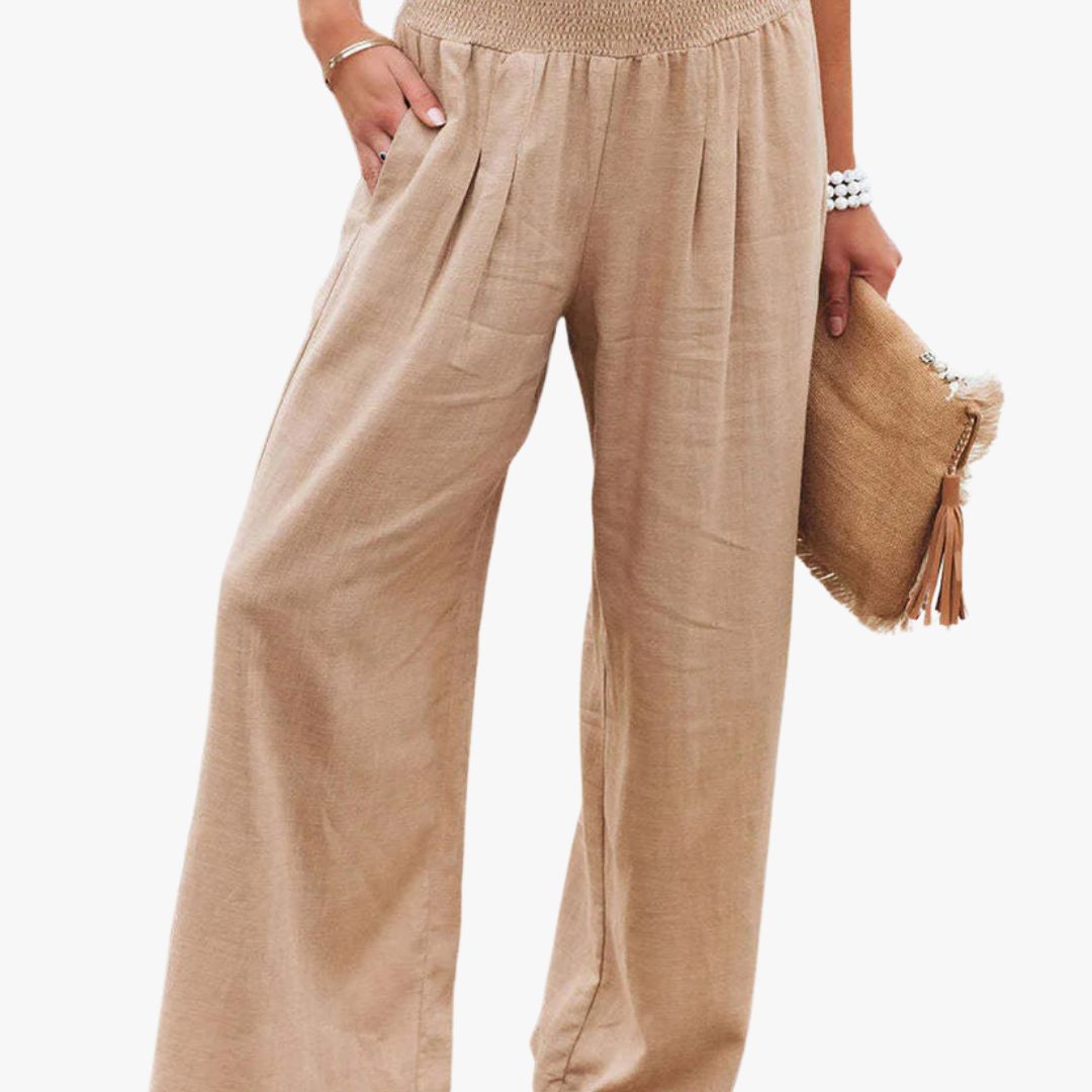 Jace & Rose | Casual Linen Summer Pants for Women
