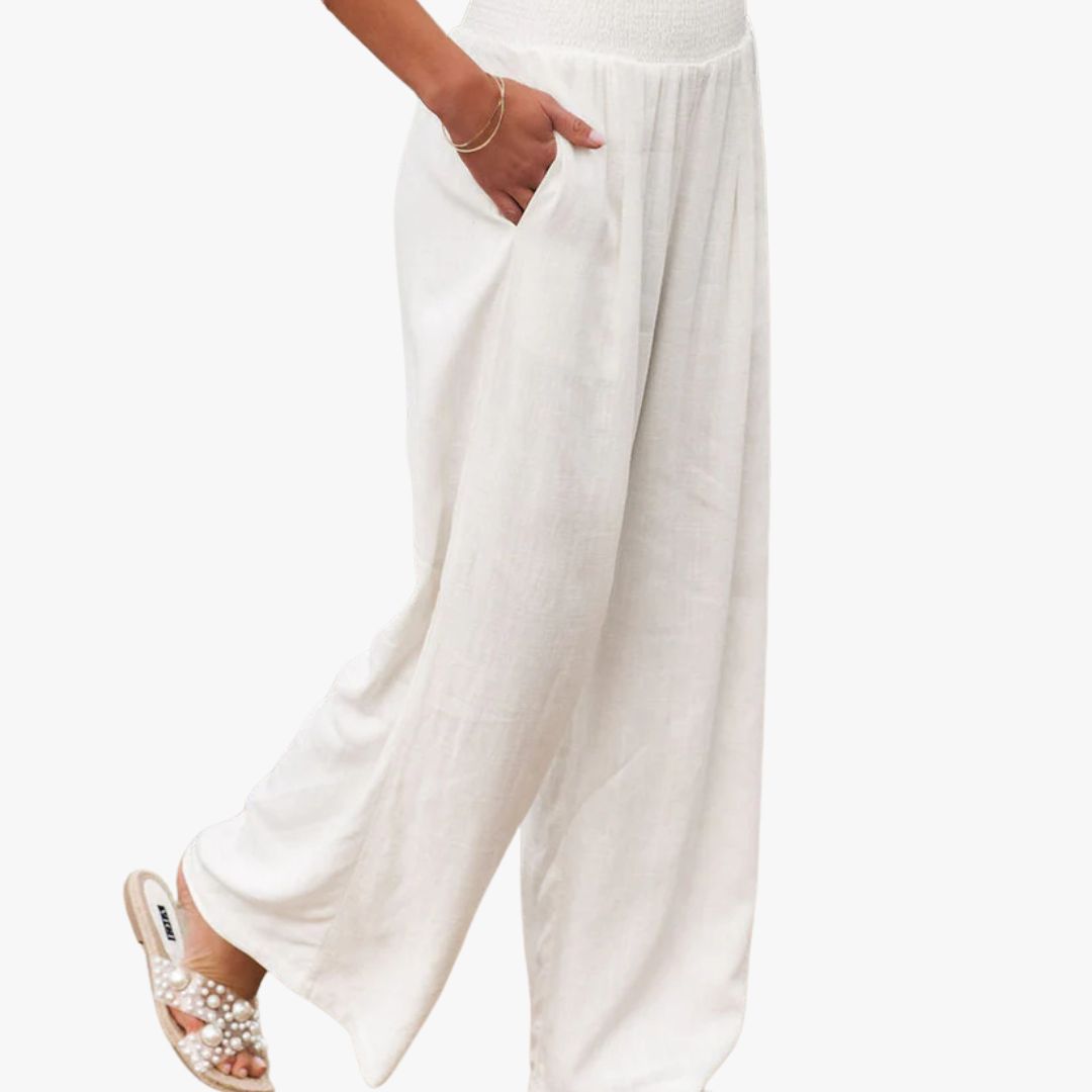 Jace & Rose | Casual Linen Summer Pants for Women