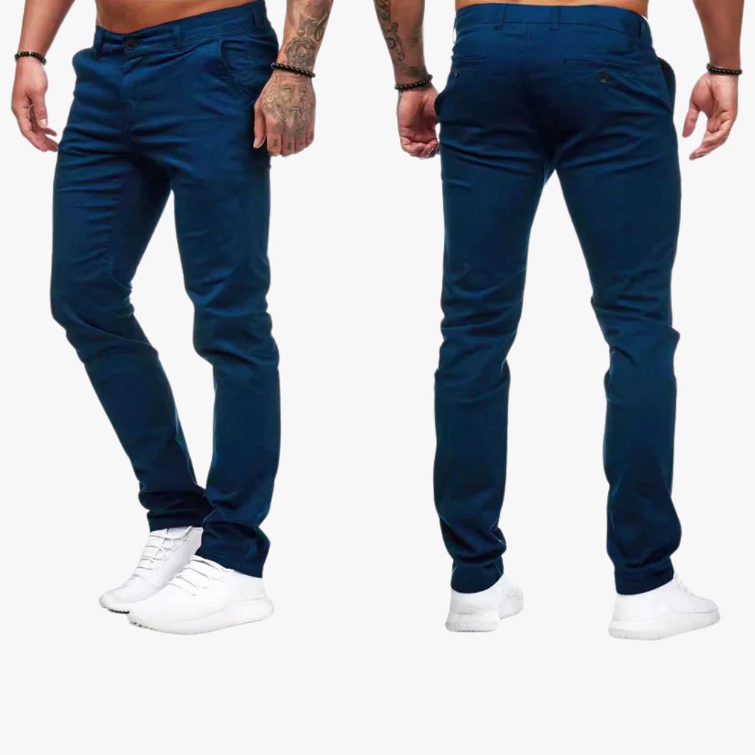 Jace & Rose Casual Slim Straight Leg Pants for Men