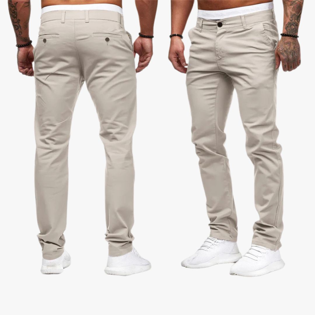 Jace & Rose Casual Slim Straight Leg Pants for Men