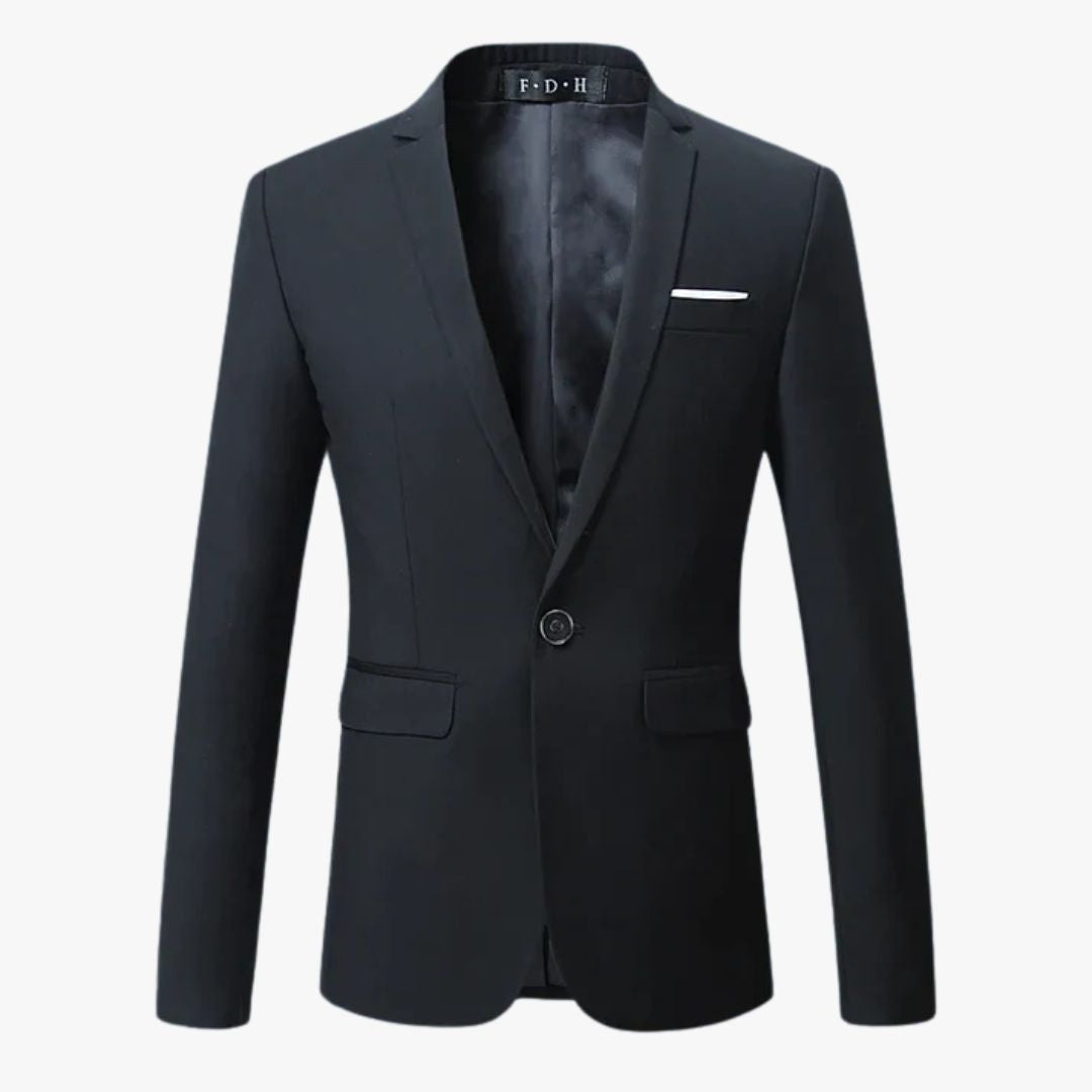 Jace & Rose Classic Formal Plain Blazer for Men