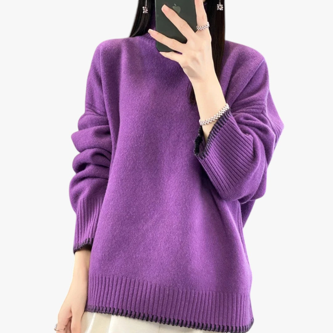 Jace & Rose Comfortable Soft Loose Knitted Jumper for Women