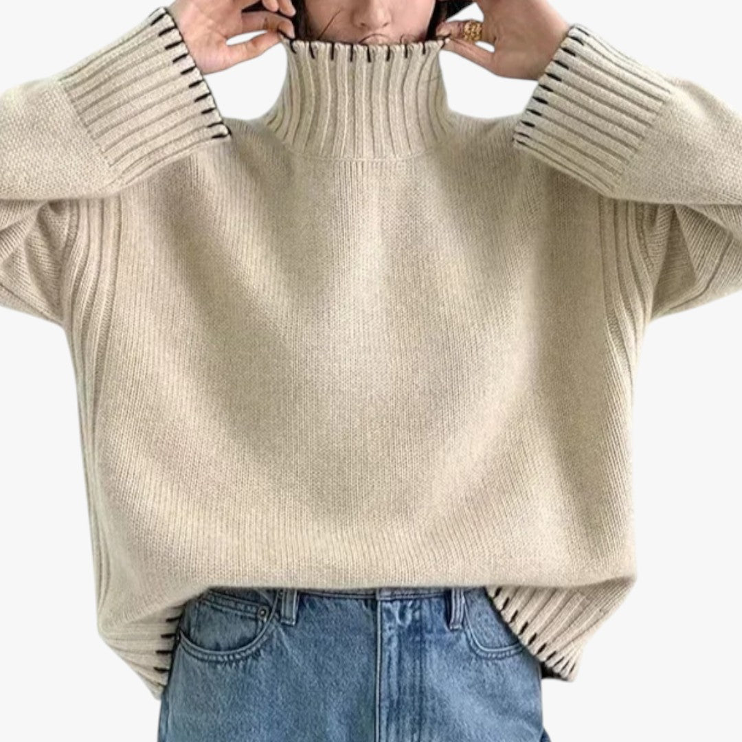 Jace & Rose Comfortable Soft Loose Knitted Jumper for Women