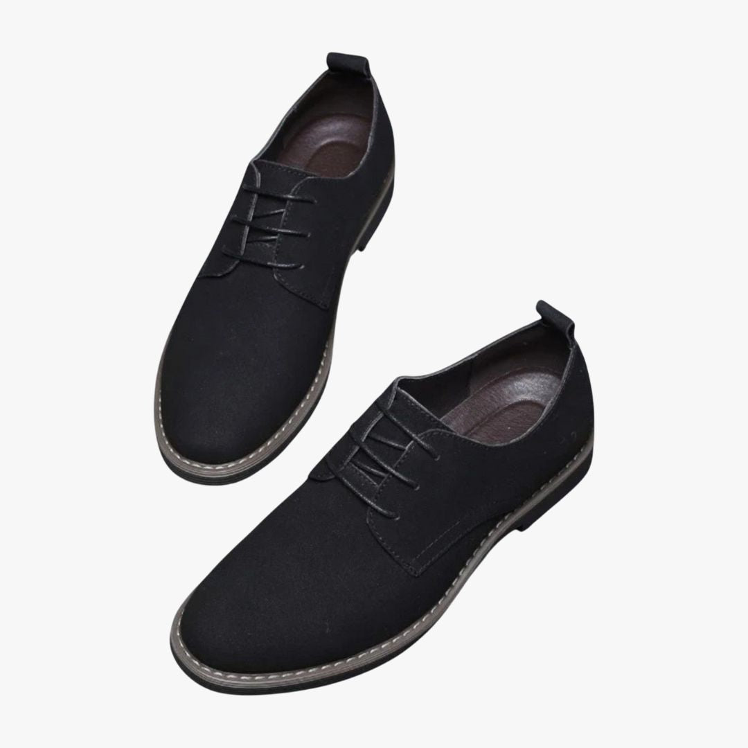 Jace & Rose | Derby Suede Leather Oxford – Business Laced Loafer