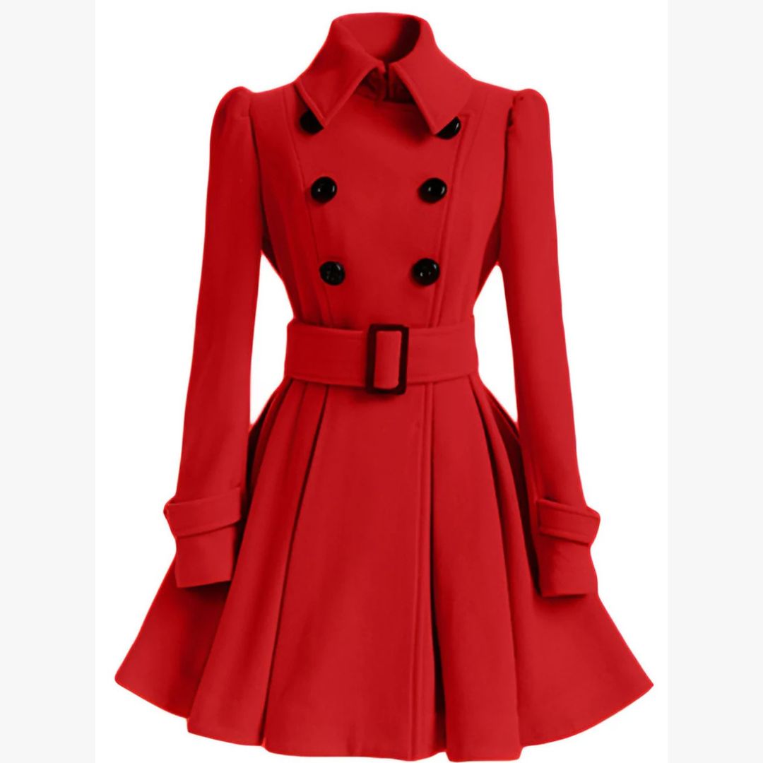 Jace & Rose Double breasted Coat with Belt for Women