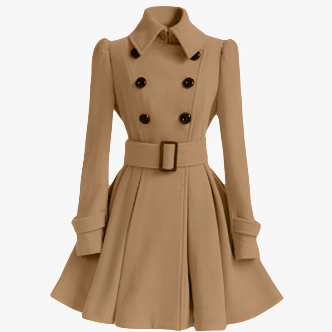 Jace & Rose Double breasted Coat with Belt for Women