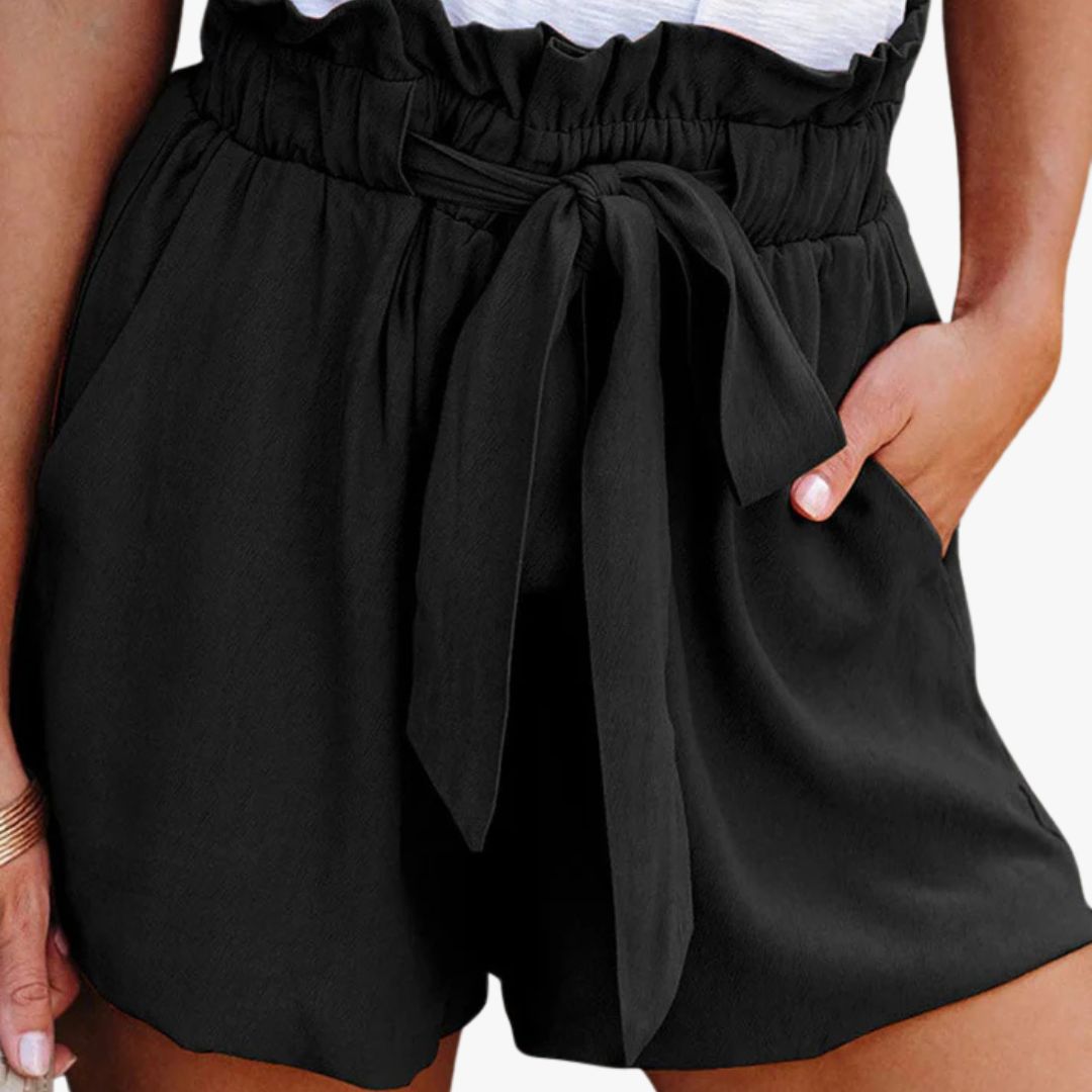 Jace & Rose Elastic Waist Wide Leg Shorts for Women