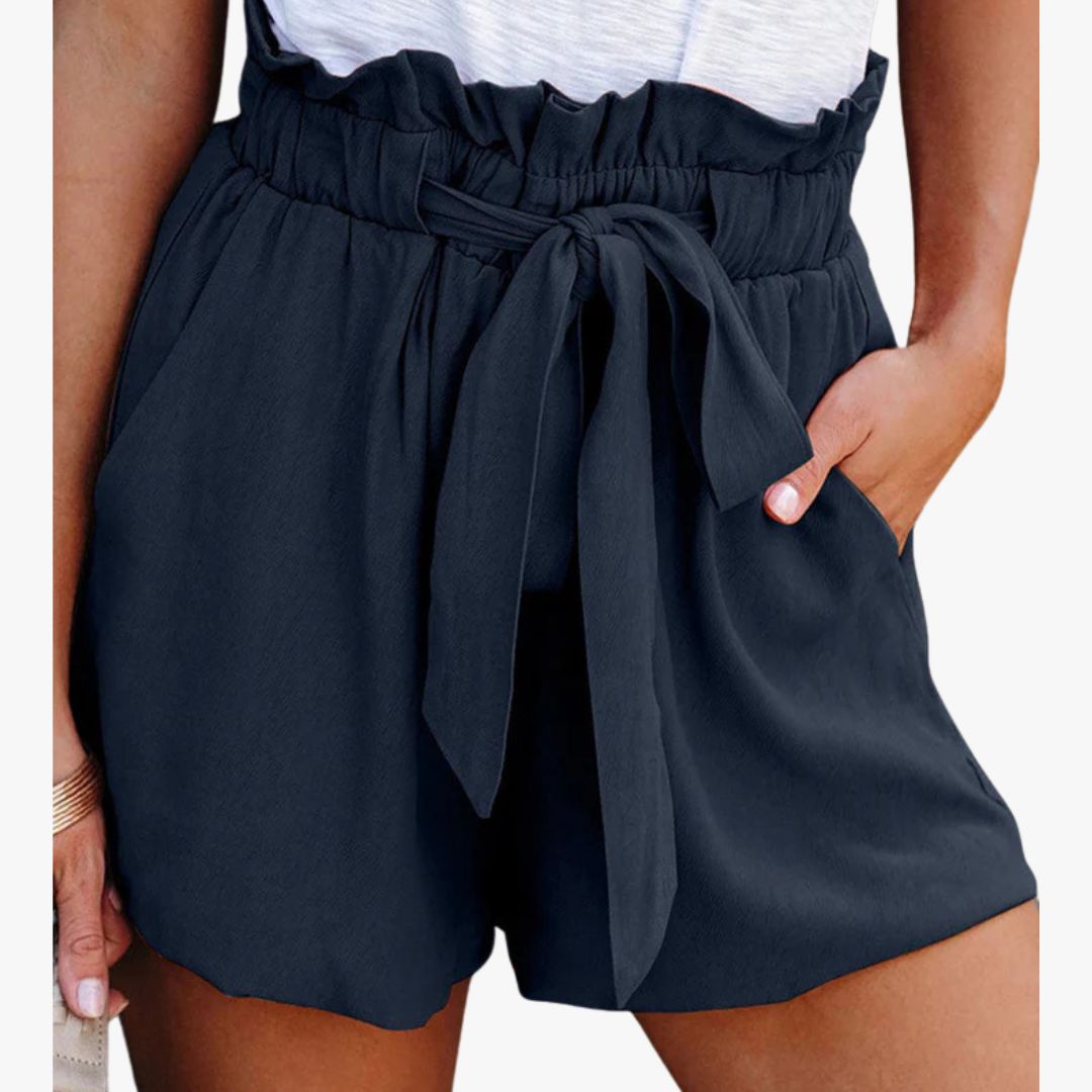 Jace & Rose Elastic Waist Wide Leg Shorts for Women