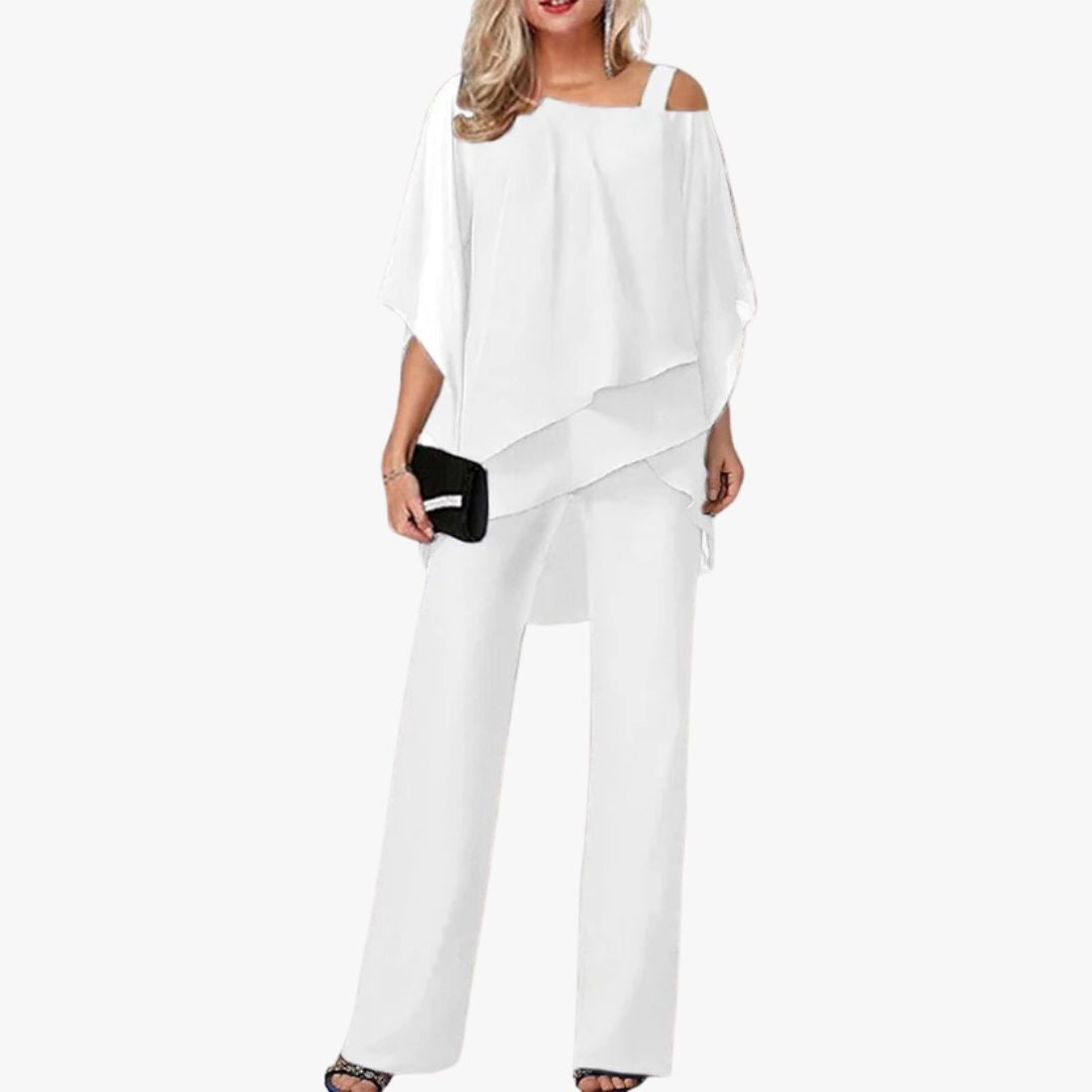 Jace & Rose Elegant Off Shoulder 2-Piece Set for Women